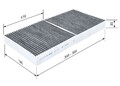 Bosch Innenraumfilter Pollenfilter Filter für Mercedes ab 04-> 1987432571