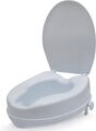 Erhöhter WC-Sitz - 4 Zoll erhöhter WC-Sitz mit Deckel - kein Werkzeug erforderlich