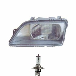 Halogen Scheinwerfer Frontscheinwerfer links H4 für Opel Omega A inkl. Lampen