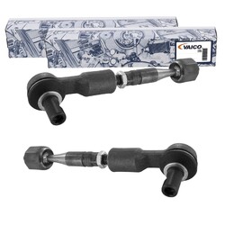 2X VAICO SPURSTANGE LENKSTANGE LINKS+RECHTS passend für AUDI A4 A6 A8 ALLROAD SK