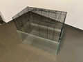 Nagarium - Terrarium - Hamsterkäfig | 63 x 115 x 45 cm | Glas-Unterbau
