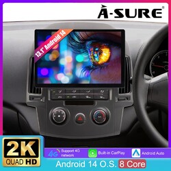 13.1" Android 14 2K 4G+64G CarPlay Autoradio GPS NAVI Für Hyundai i30 2006-2011