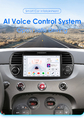 8Kern Für Fiat 500 2007-2015 Autoradio Android 4+32G Carplay GPS WIFI BT DSP DAB