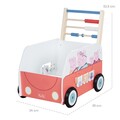 Roba Kids Bully-Schiebebus Lauflernwagen Peppa Pig - weiß NEU