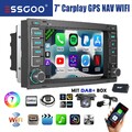 DAB+ Autoradio KAM Android 13 GPS Carplay Für VW T5 Multivan Touareg Transporter