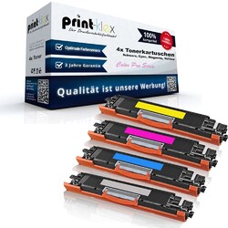 4x Tonerkartuschen für HP Color-LaserJet Pro MFP M 177 fw CF35 - Color Pro Serie