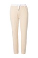 MIAMODA Damen große Größen Jerseyhose Straight Tapered Farbdetails