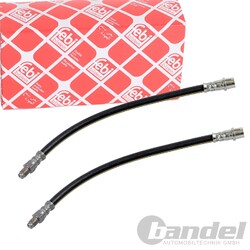 2X FEBI BILSTEIN BREMSSCHLÄUCHE HINTEN BEIDSEITIG PASSEND FÜR MERCEDES-BENZ
