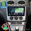 4G+64G Android 14 Autoradio GPS DAB+ BT CarPlay Für Ford Focus Transit MK7 S-Max