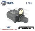 21606-009 ABS SENSOR DREHZAHLFÜHLER HINTEN FEBEST 2PCS NEU OE QUALITÄT