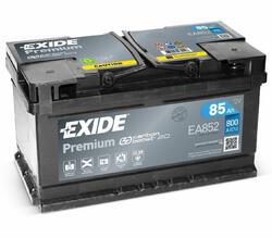 Exide Autobatterie 85AH 12V Premium Carbon Boost EA852 für BMW VW statt 80Ah