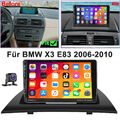 Für BMW X3 E83 2006-2010 Autoradio 4+64G CarPlay Android 13 Kamera USB GPS Navi