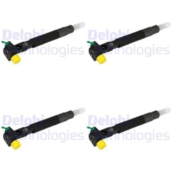 4x DELPHI Einspritzdüse für Mercedes-Benz C-Klasse T-Model S204 Jeep Compass
