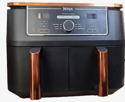 NINJA Foodi MAX Dual Zone AF400EUCP Heißluftfritteuse 2470W Kupfer/Schwarz NEU