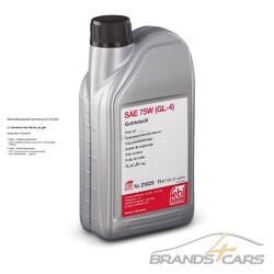 1 L GETRIEBEÖL SAE 75W GL-4 FEBI BILSTEIN GELB 21829 51417910Erstausrüster-Qualität | Schneller Versand ab Lager