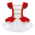 Mädchen Zirkus Kostüm Pailletten Prinzessin,Kleid mit Tüllrock Zirkusdirektor