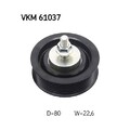 1x Umlenk-/Führungsrolle, Keilrippenriemen SKF VKM 61037 passend für TOYOTA