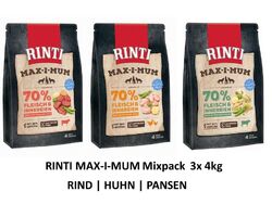 Rinti Max-i-mum Rind | Huhn | Pansen je 4kg Mixpack