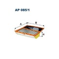 1x Luftfilter FILTRON AP 085/1 passend für IVECO