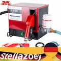 230V Selbstansaugende Dieselpumpe Dieseltankstelle Heizölpumpe mit Pistole+Filte