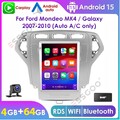 DAB+ Autoradio für Ford Mondeo MK4 2007-2010 BT CarPlay Android15 Navigation GPS