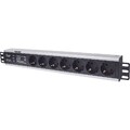 Intellinet 714006 19 Zoll  Netzwerkschrank-Steckdosenleiste  1.5 HE Schutzkon...