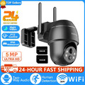 COOAU 5MP 2K Kabellose WLAN Überwachungskamera Aussen 360° PTZ Akku IP Kamera