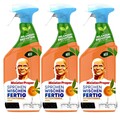 Meister Proper Fettentferner SPRÜHEN, WISCHEN, FERTIG, Orange – 3x 800 ml