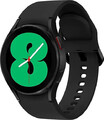 Samsung Galaxy Watch4 40 mm Aluminiumgehäuse schwarz am Silikonarmband schwarz [