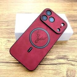 Magsafe Hülle für iPhone 17 16 15 14 13 12 11 Pro Max Air Lederhülle Schutz Case