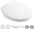 WC Sitz mit Absenkautomatik SoftClose O-Form Toilettendeckel Toilettensitz Klode