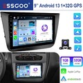 32G Carplay Autoradio Für Seat Altea XL 2004-2015 Android 13 +KAM GPS Navi WIFI