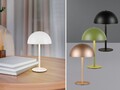 Kleine Akku Tischleuchten ohne Kabel dimmbar mit Touchdimmer - Design Pilzlampen