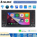 2+32G Android Autoradio GPS Carplay WiFi RDS Navi Für VW Transporter Multivan T5