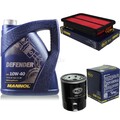 Ölwechsel Set 5L MANNOL Defender 10W-40 Motoröl + SCT Filter KIT 10128721