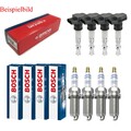 4x BREMI Zündspule +4x BOSCH Zündkerze Doppelplatin passend für Audi A3 8P1