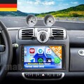 2G+32G 9'' Autoradio Wireless Carplay Android15 für Benz Smart Fortwo 2005-2010