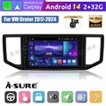 10.1" 2+32G Android 14 AutoRadio CarPlay RDS GPS Navi Kam Für VW Crafter 2017-24