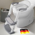 Klappbar Toilettensitz mit Treppe Lerntöpfchen Toilettenaufsatz Kinder WC Sitz