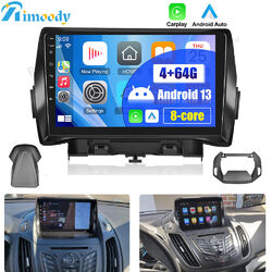4+64GB Android 13 Carplay Autoradio GPS Für Ford C-Max 2011-2015 Kuga 2013-2015