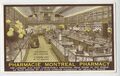 KANADA Montreal The Montreal Apotheke Shop Innenraum Vintage Chemiker Postkarte F3