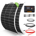 130W 260W Flexibel Solarpanel Solarmodule  Kit Monokristallin Wohnmobil Boot RV