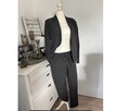 Anzug KAFFE Jillian Blazer Hose Anthrazit Grau 46 Leger Hosenanzug