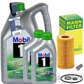 MANN ÖLFILTER+MOBIL 1 ESP 5W30 ÖL passend für MERCEDES C/E KLASSE W/S204 W212