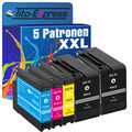 5 Druckerpatronen für HP 932/933 XL OfficeJet 6700 Premium 7610 7110 7612 6600 