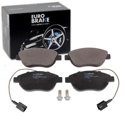 EUROBRAKE BREMSBELÄGE SATZ VORDERACHSE PASSEND FÜR ABARTH 500 500C FIAT BRAVO