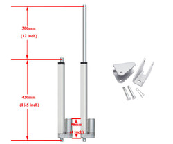 750/1000/1500/6000N Linear Actuator 12V Linearantrieb Elektrischer Linearmotor2"4"6"8"10"12"14"16"18"inch with mounting brackets