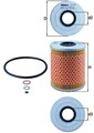 Ölfilter MAHLE OX 187D Filtereinsatz für BMW WIESMANN MF3 E46 E85 E86 Z4 Z3 E36