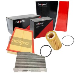 MAXGEAR POLLENFILTER + LUFTFILTER + ÖLFILTER INSPEKTION SET passend für Audi Q3