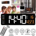 16'' LED Display Digitale Wanduhr LED Wand Uhr LED Digitaluhr mit Fernbedienung